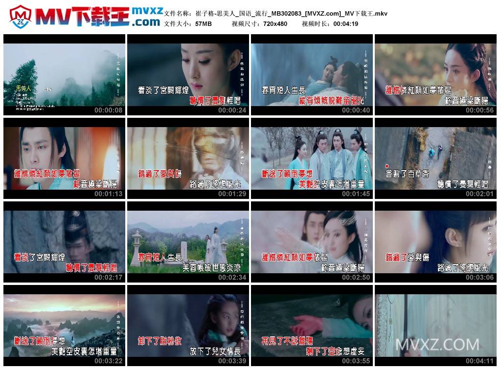 崔子格-思美人_国语_流行_MB302083